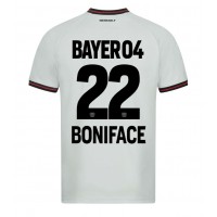 Camisa de time de futebol Bayer Leverkusen Victor Boniface #22 Replicas 2º Equipamento 2023-24 Manga Curta